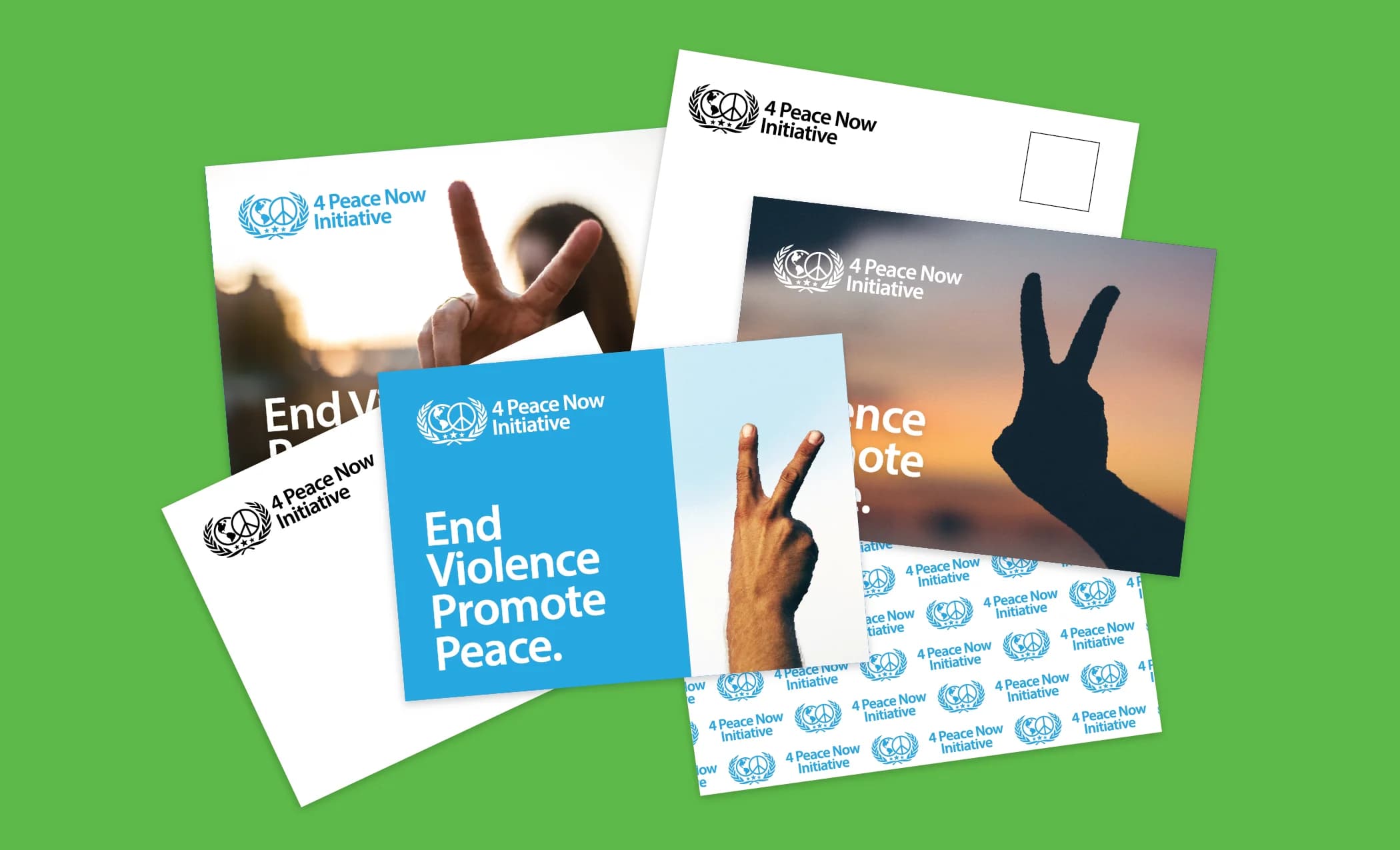 4 Peace Now Initiative Postcards