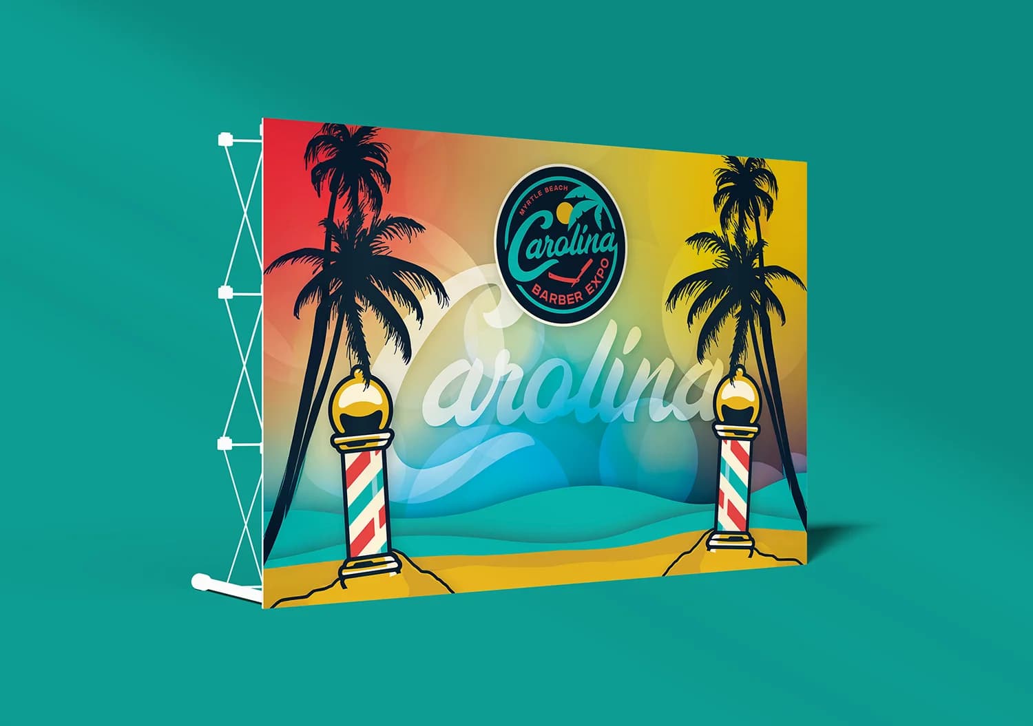 Carolina Barber Expo Backdrop