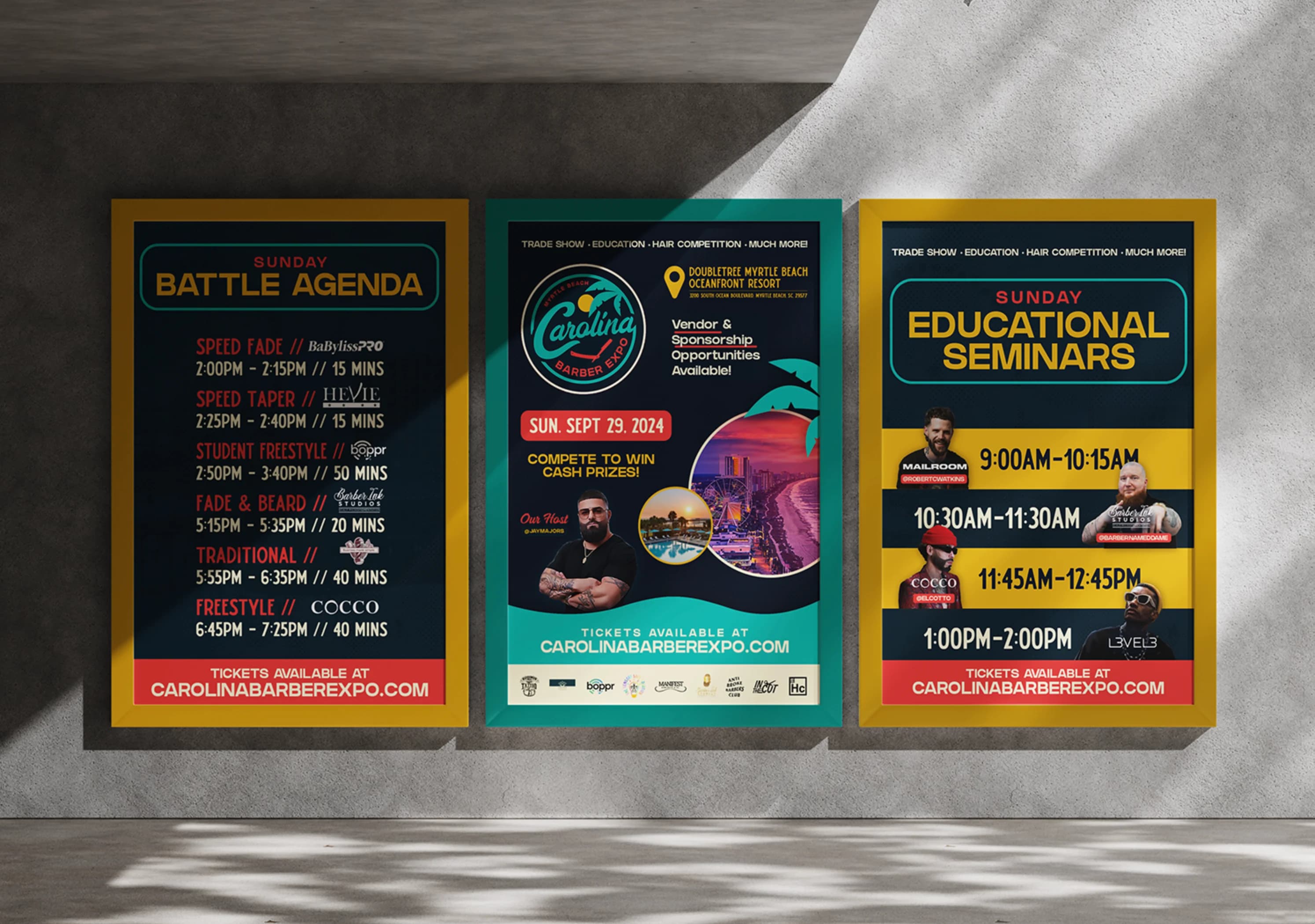 Carolina Barber Expo Posters