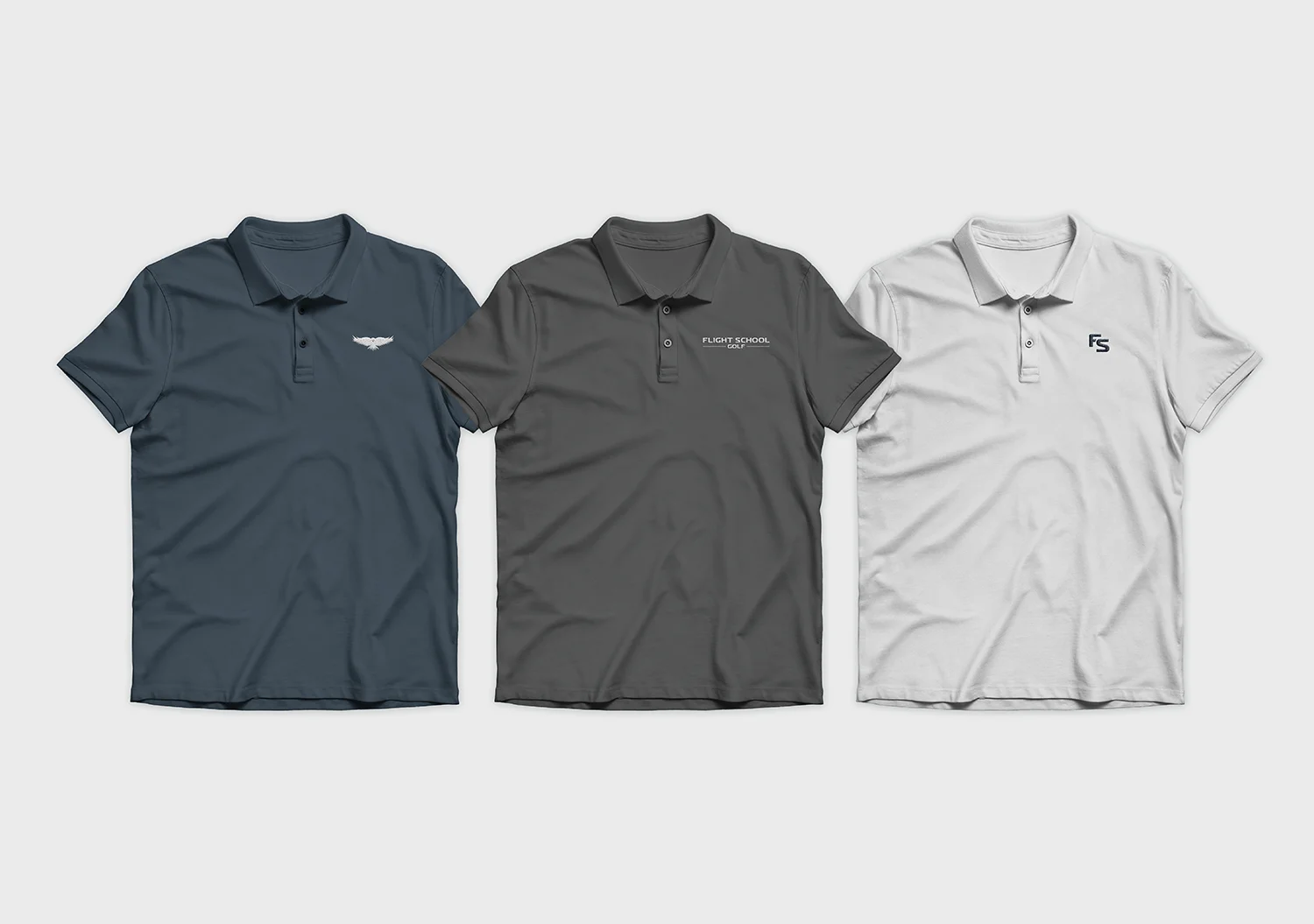 Flight School Golf Polos