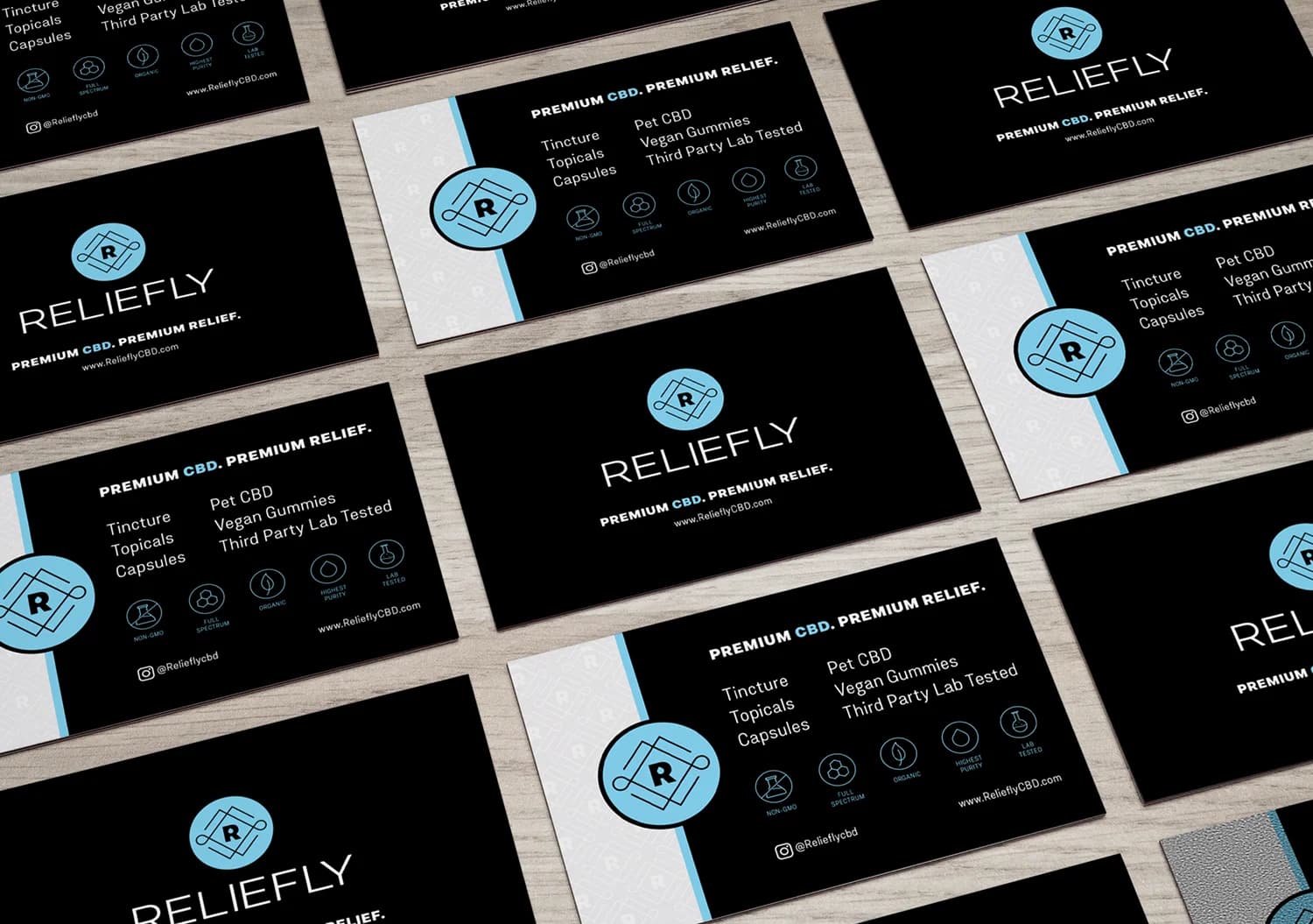 Photo of Reliefly Business Cards