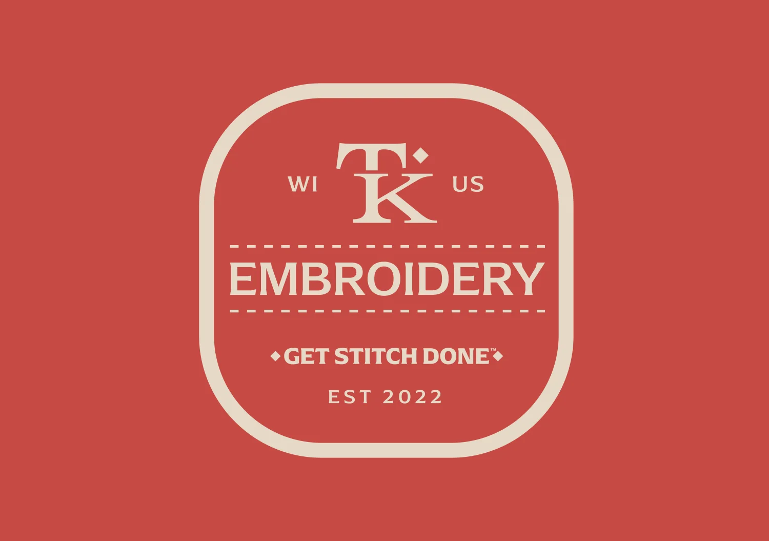 TK Embroidery Emblem