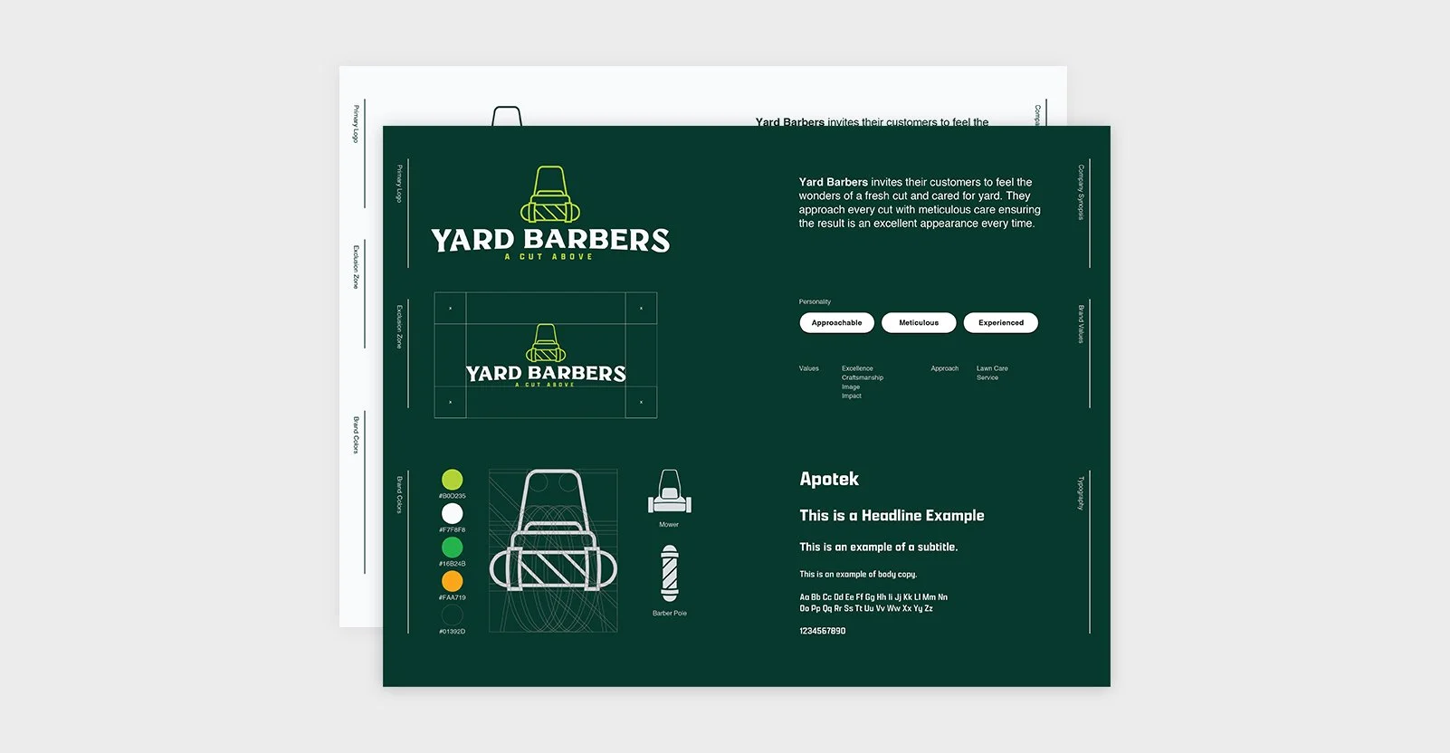Yard Barbers — Yard Barber Logo Presentation