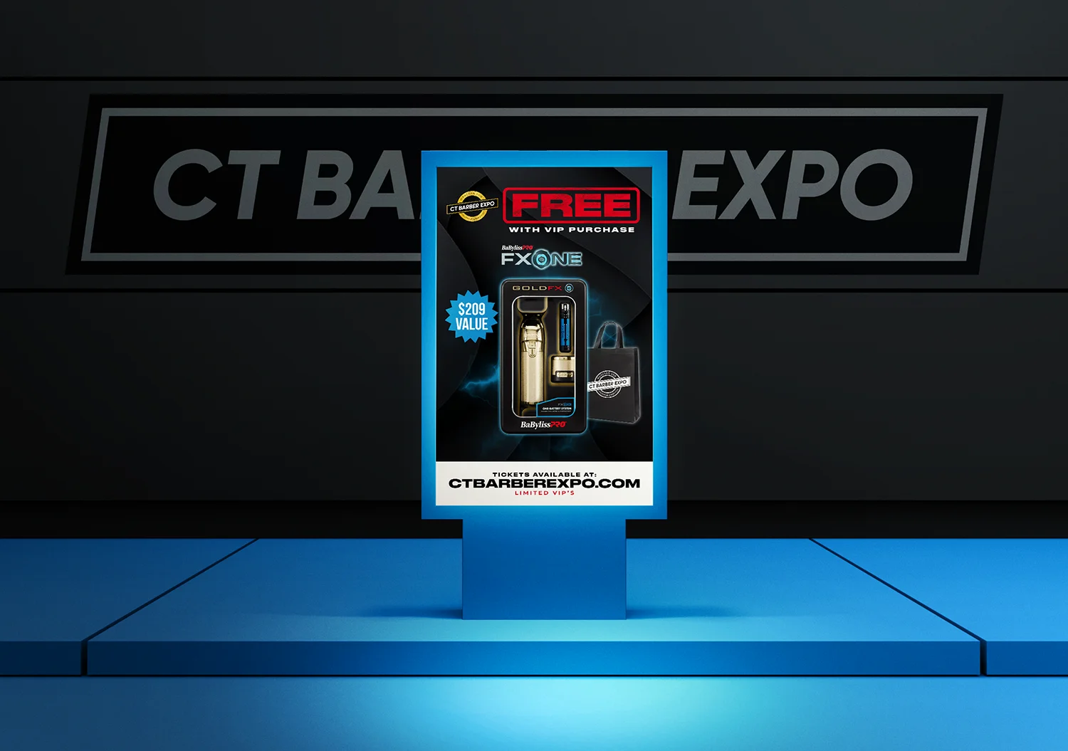 CT Barber Expo Babyless Trimmer Giveaway Poster