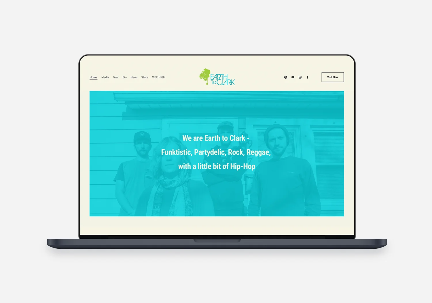 Earth to Clark Website Homepage