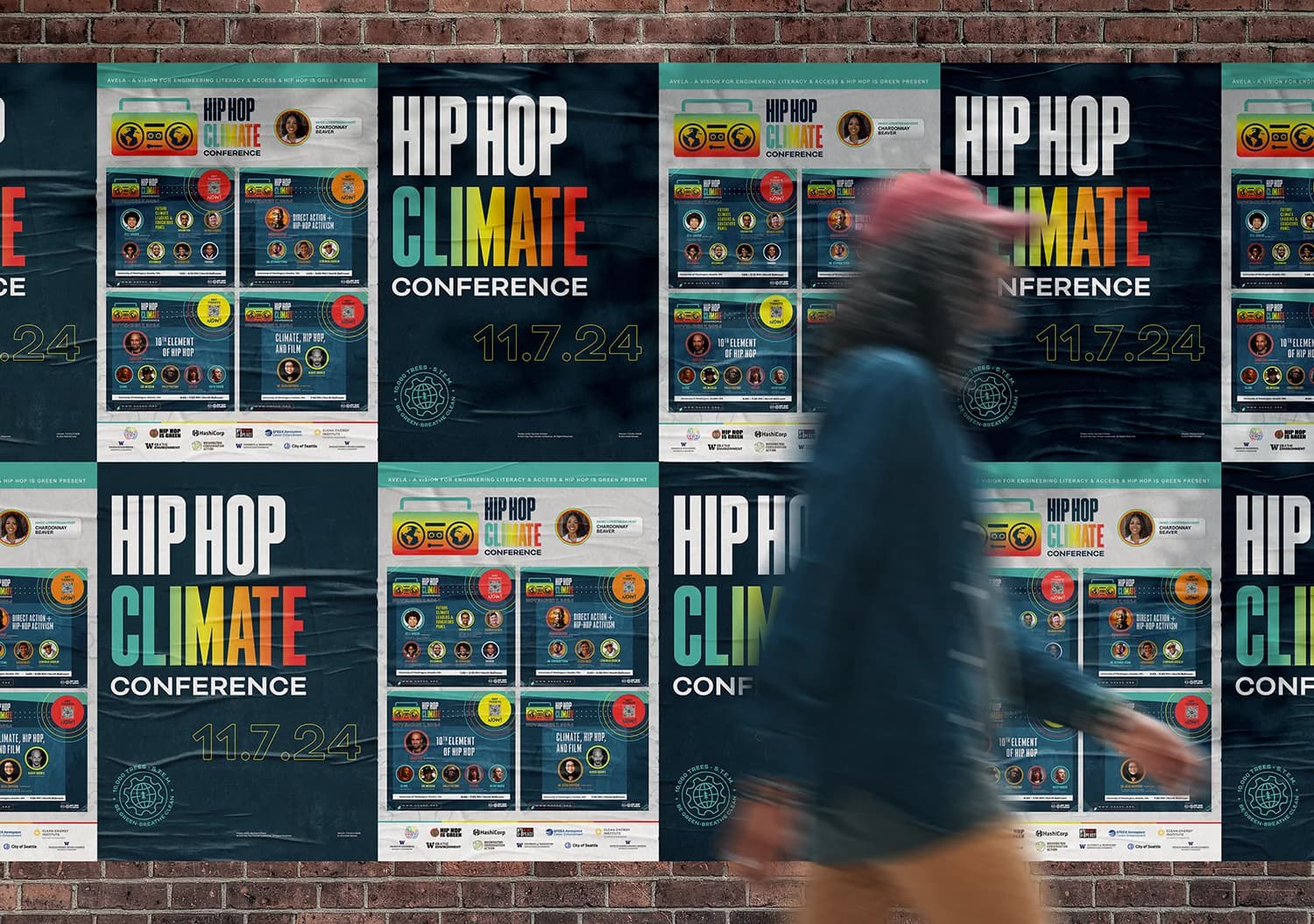 Hip Hop Climate Conference — HHCC Poster Mockups