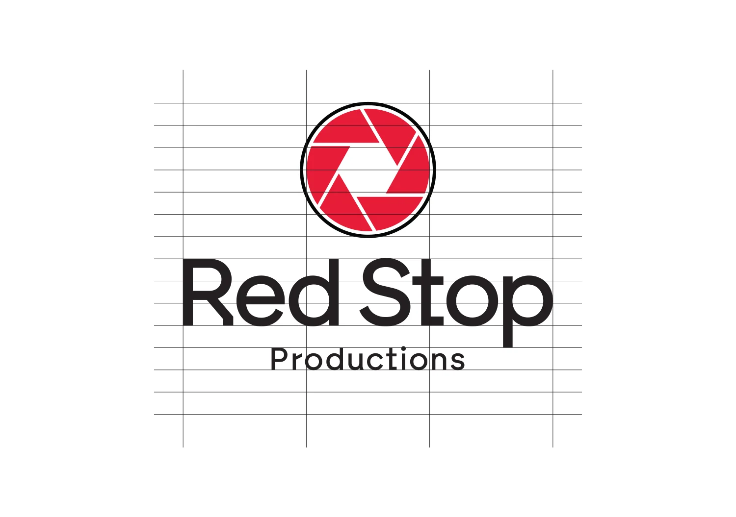 Red Stop Logo Grid