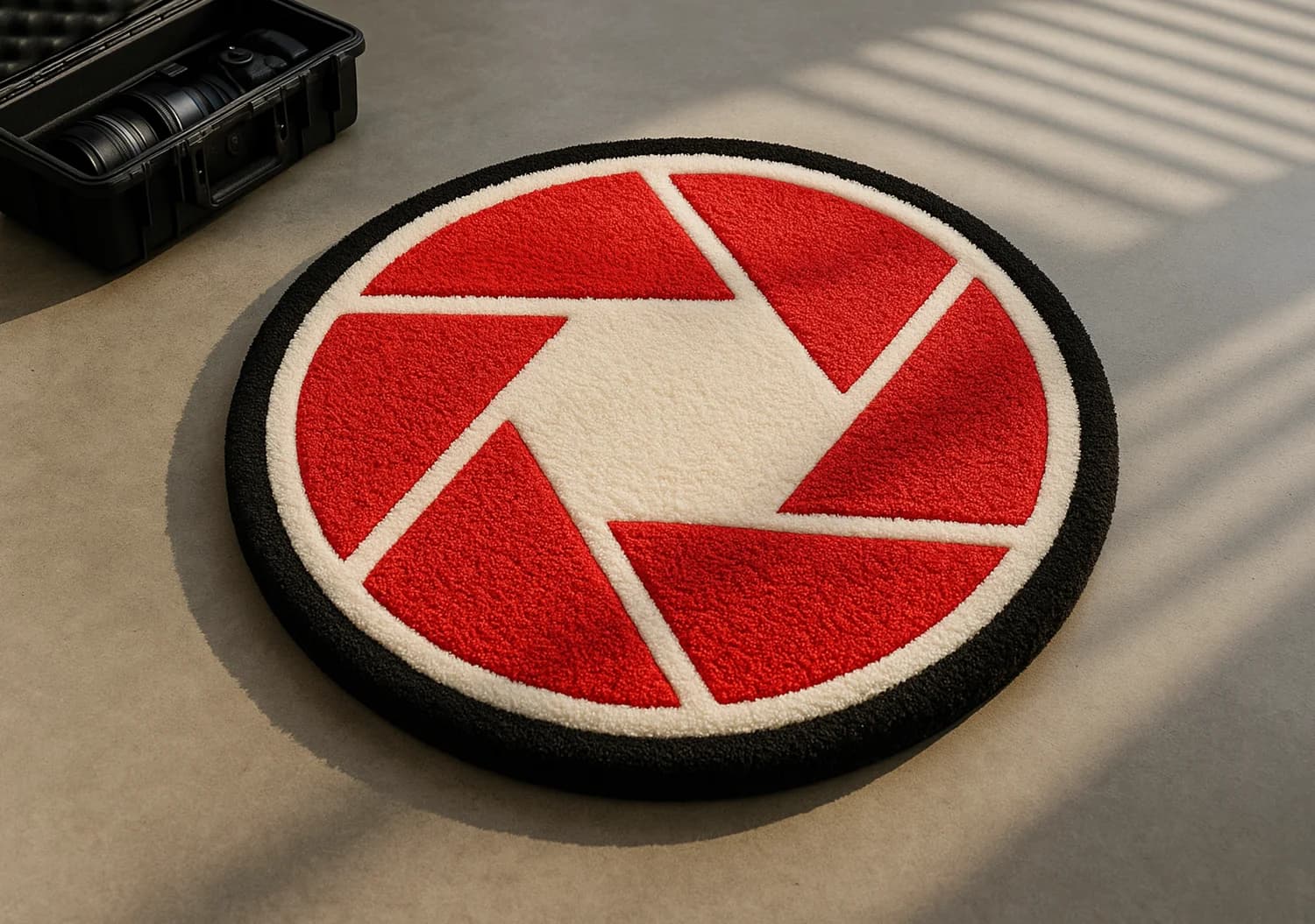 Red Stop Office Rug