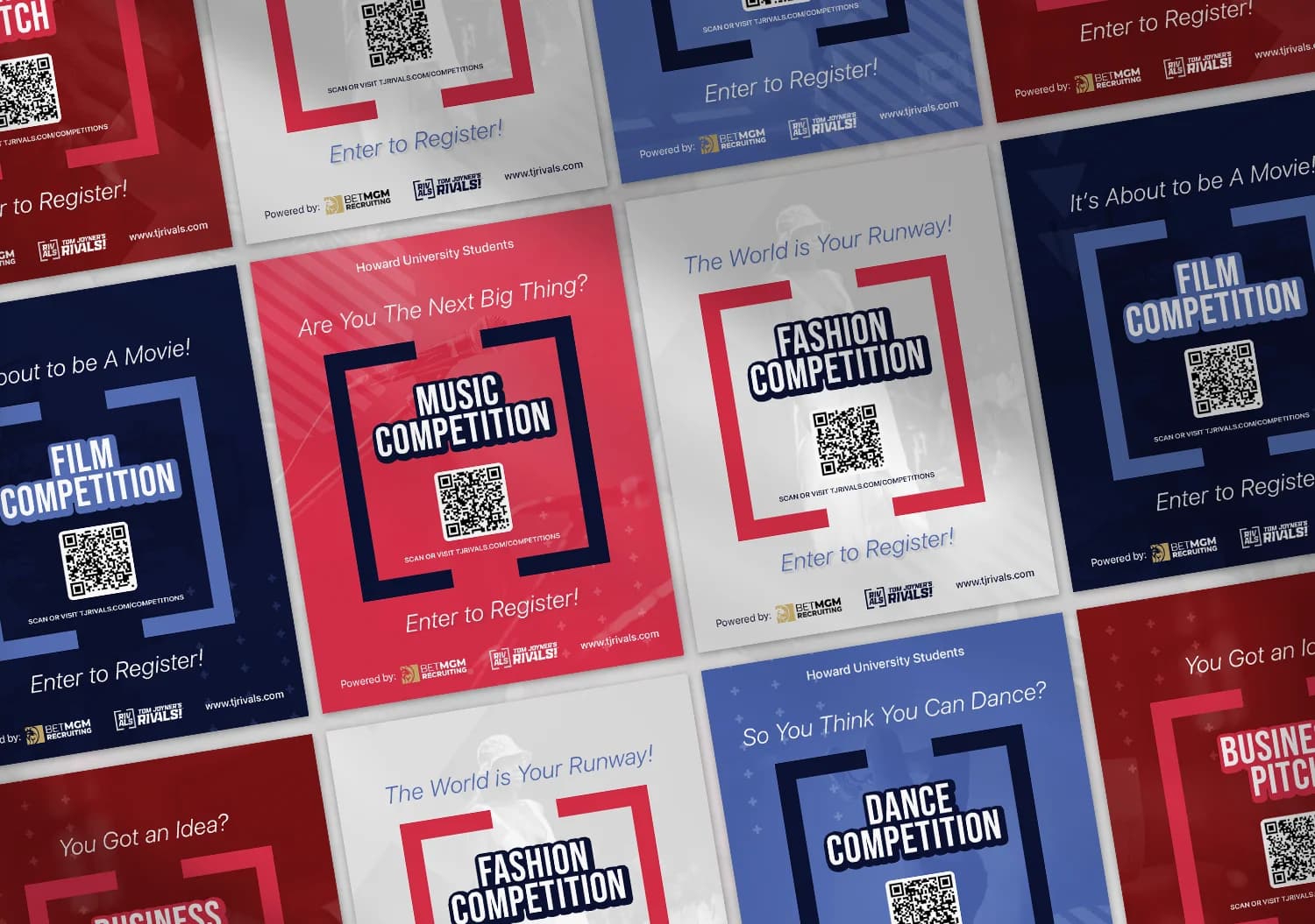 Tom Joyner's Rivals! Flyer Designs
